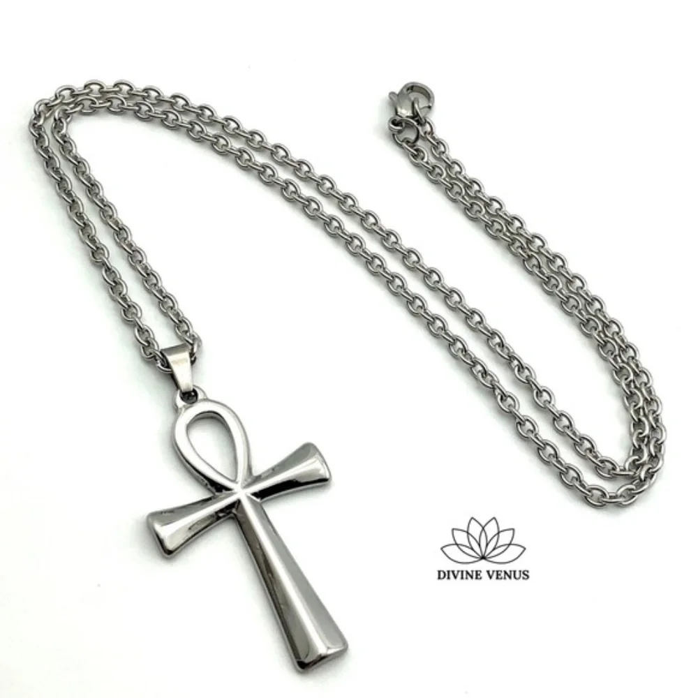 Ankh Necklace | Stainless Steel | Unisex - Picture 1 of 7